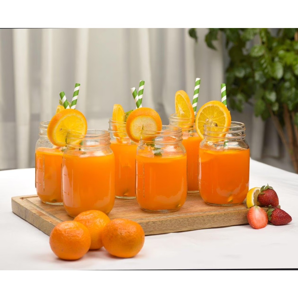 Meal Prep Glass - 16 oz Mason-potten, conservenpotten met normale