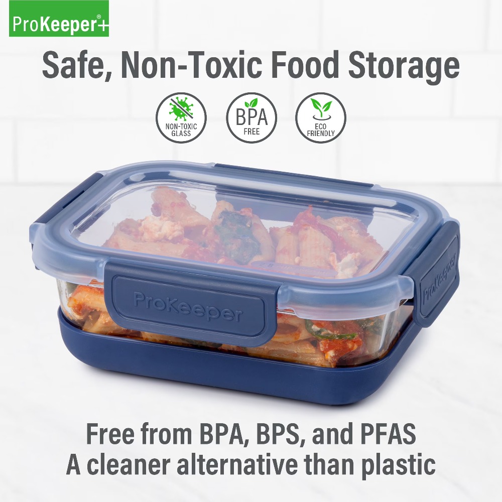 2,8-cup glazen voedselbewaarba - Meal Prep Glass recensie en prijs