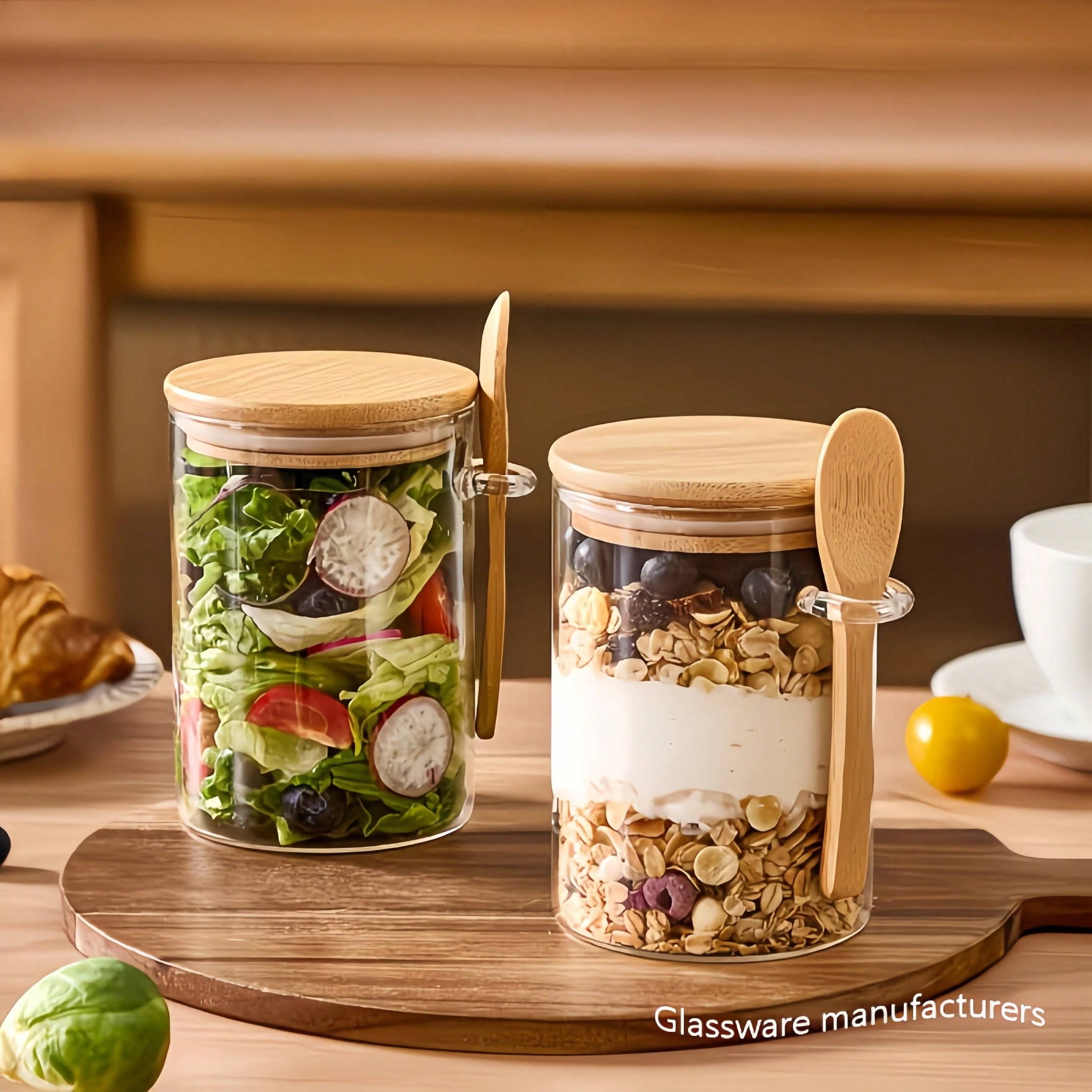 4-delige opbergset (inclusief  - Meal Prep Glass recensie en prijs