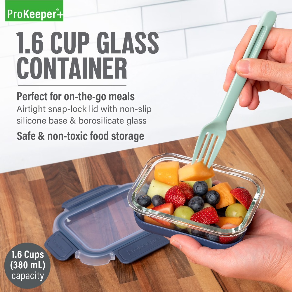 2-pack glazen voedselbewaarcon - Meal Prep Glass recensie en prijs