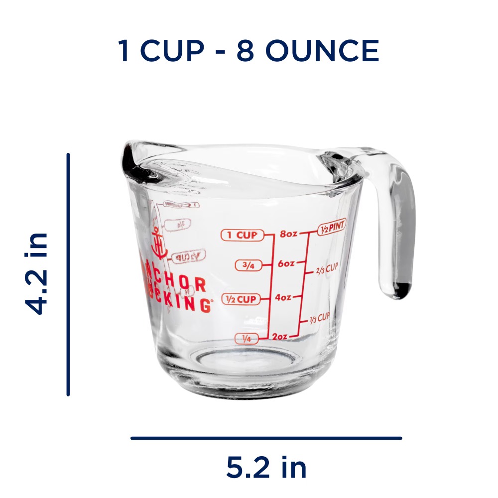 2-delige glazen maatbekersset  - Meal Prep Glass recensie en prijs