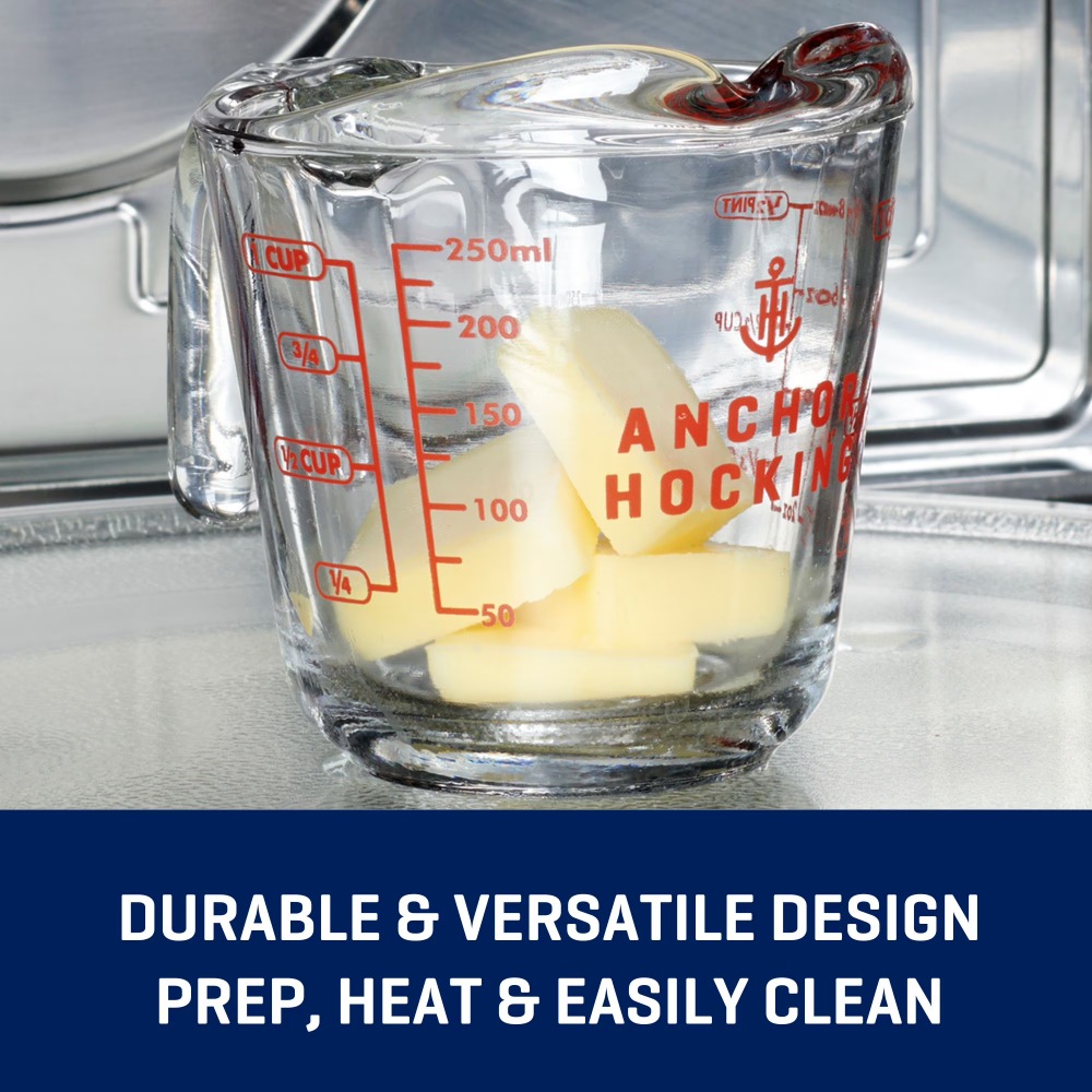 2-delige glazen maatbekersset  - Meal Prep Glass recensie en prijs