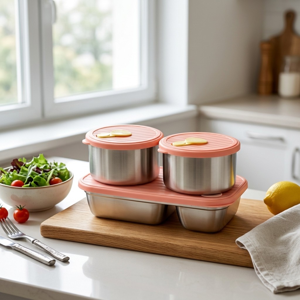 Microgolfbestendige 304 roestv - Meal Prep For Office recensie en prijs