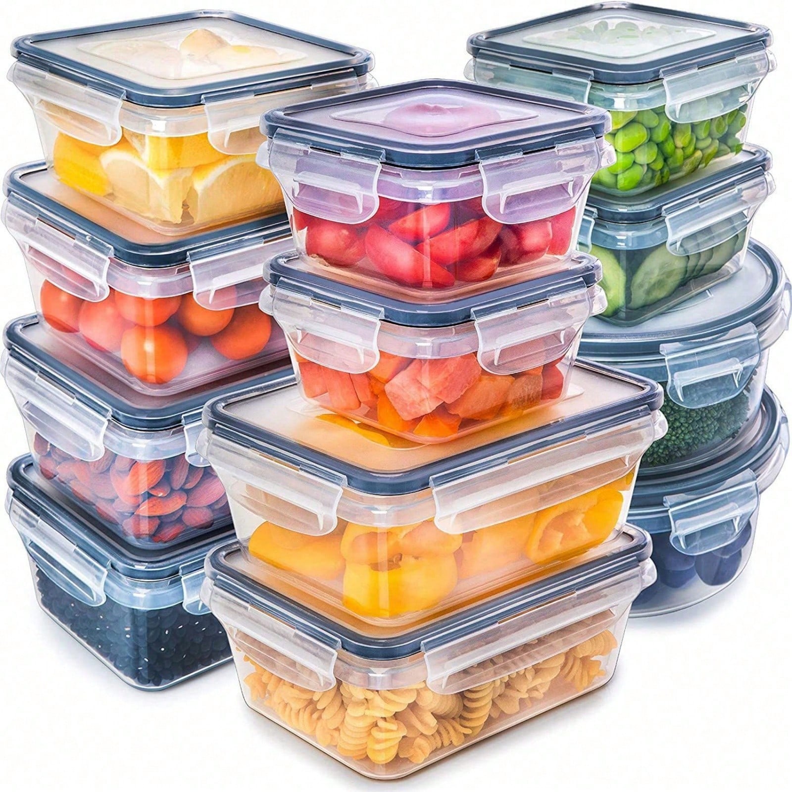 12 plastic verzegelde voedselb - Meal Prep Glass recensie en prijs