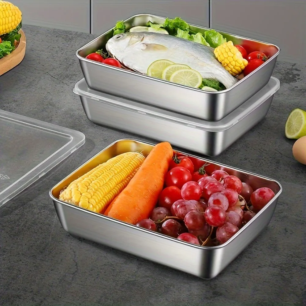 5-delige RVS voedsel bewaardoz - Meal Prep Glass recensie en prijs
