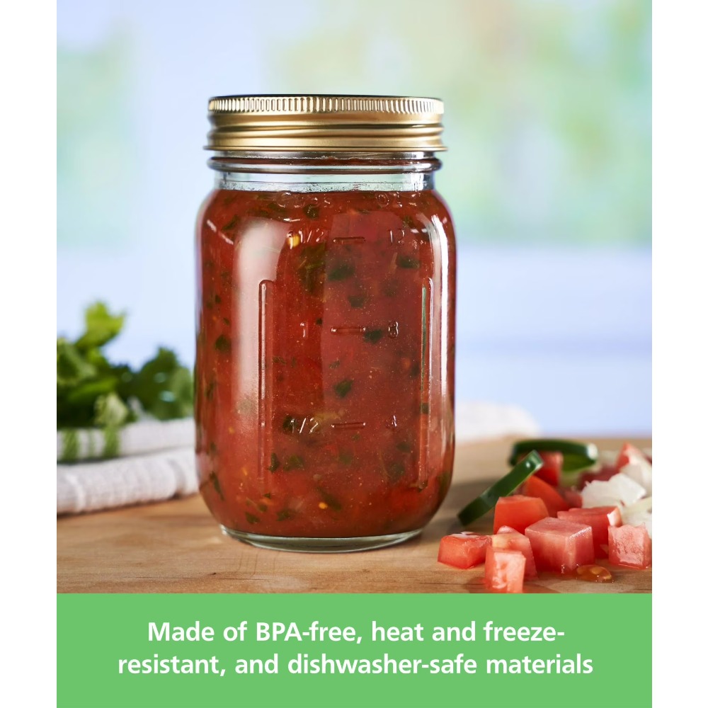 16 oz Mason-potten, conservenp - Meal Prep Glass recensie en prijs