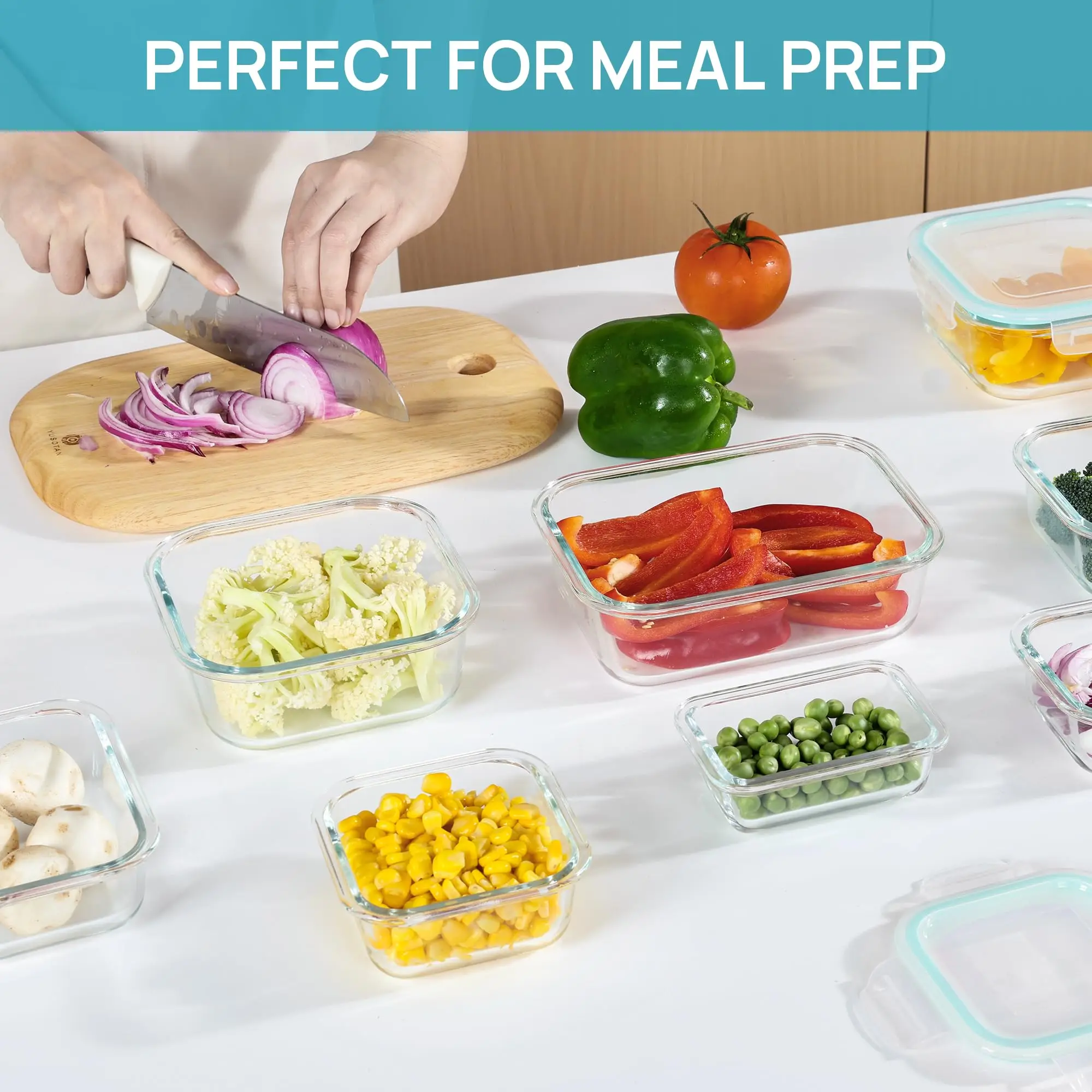 Glazen lunchbox Voedselopslagc - Meal Prep Glass recensie en prijs